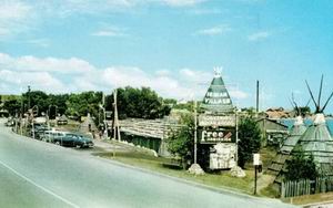 St Ignace 1950S Indian Village Gift Shop (newer photo)